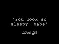 [F4A] falling asleep on your gf's lap [sleep-aid][admiration][ambient keyboard noise][asmr gf]