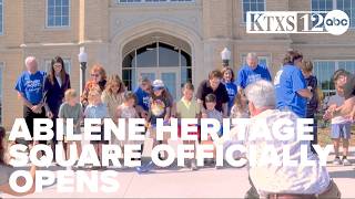Abilene Heritage Square officially opens as city's new community hub