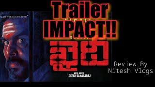 Karthi KAITHI Trailer Impact!!! | Review by Nitesh Vlogs