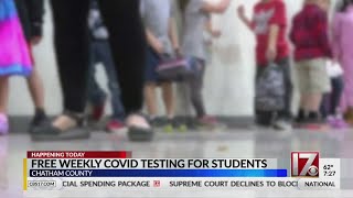 Chatham County Schools to offer free weekly COVID-19 rapid testing for students