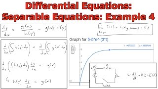 Differential Equations: Separable Equations: Example 4