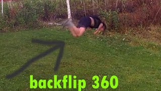 backflip 360 progression (2 days)