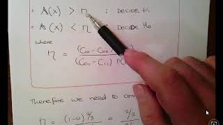 Bayes Test Part 1 (Decision Theory)