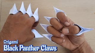 How To Make Black Panther Claw From Paper | Origami Claws