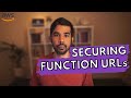 FUNCTION URLs - Authenticating and Securing | AWS Lambda | .NET ON AWS | AWS Serverless | Amazon