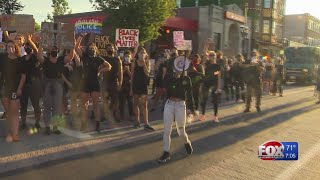 Protesters calling for police reform march through Providence