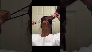 Baddie Hairstyles: Back to school edition                   Tiktok: @iilxvaii  #straight #silkpress