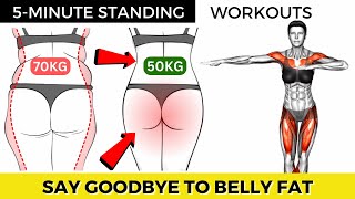 Do This Everyday To Say Goodbye To Belly Fat 🔥Morning Exercises