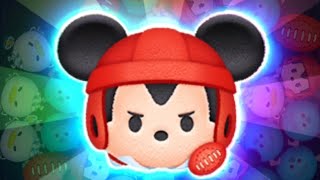 「ツムツム x Dianey Tsum Tsum」使用5變4技能達到1000萬分  Rugby Mickey 橄欖球米奇