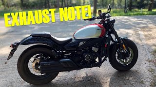 2024 CFMOTO 450CL-C STOCK EXHAUST NOTE