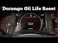 2014 - 2021 Dodge Durango - How To Reset Oil Life to 100% - Clear Oil Change Required Light Messsage