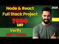 MERN Stack To-Do Project in Hindi #15 Verify JWT authentication with cookies
