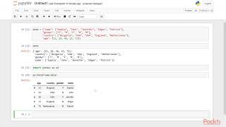 Learning Python for Data Science: Create DataFrames | packtpub.com