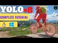 YOLOv8 COMPLETE Tutorial | Object Detection |  Segmentation | Classification