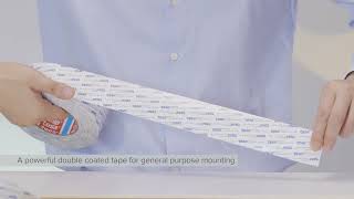 Tesa 88644 double coated tissue tape application video