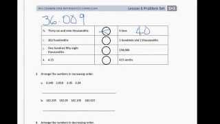 Module 1 - Lesson 6 Problem Set