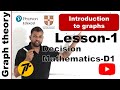 Lesson1 | Intro to graphs | Decision mathematics D1,Graph theory | CAIE AS/A level | Pearson Edexcel