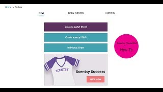 Scentsy Consultant How-To || Setting Up a Party In Workstation