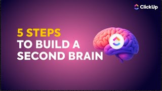 How to Build a Second Brain (Easy 5-Step Method) | ClickUp