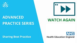 Advance Practice series: Sharing Advance Practice