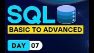 Functions in SQL - Day -7- SQL - From basic to Advance |#sql #function