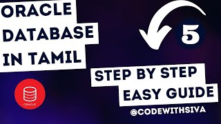 Oracle for beginners in Tamil || SQL Commands Overview || #oracle #database #codewithsiva