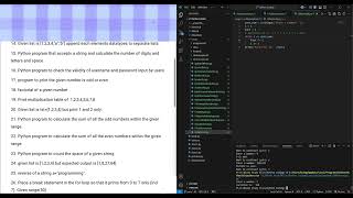 Solving 45 Questions using While Loop | Python Q 17-20