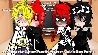 Trash of the count family react to Cale's Aus Part 3/3 (last part) read description👇Re-uploaded