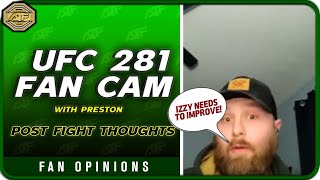 UFC 281 Fan Cam with The Gi's Podcast | Adesanya vs Pereira Post Fight Reaction