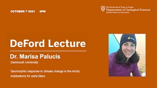 Marisa Palucis | Geomorphic Response to Climate Change in the Arctic: Implications for Early Mars