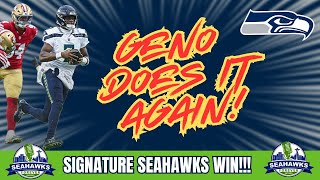 SEAHAWKS BEAT 49ERS!!! Signature win for Mike Macdonald AND Geno Smith! (RAPID REACTION!!)