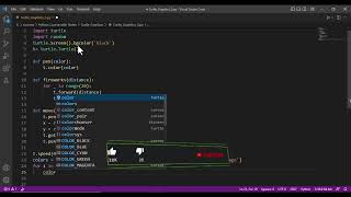 How to Draw Fireworks Using Python Turtle #python #shorts #pythoncode
