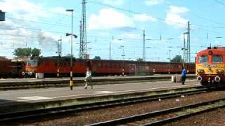 Hungary by train vol. 8 - Departure of a MDmot at Debrecen Nagyállomás