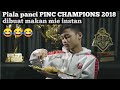 full ngakak!! zuxxy makan mie pakai panci pinc champions 2018