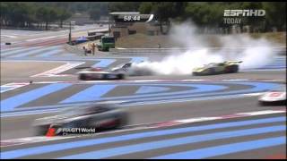 FIA GT1 France 2011 Race1 crash chicane