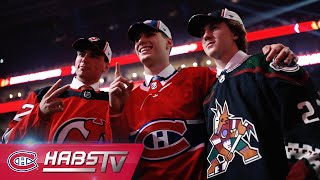 Juraj Slafkovsky's first day as a Hab | 2022 NHL Draft