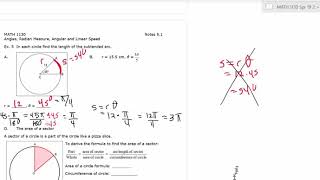 MATH 1130 Pre-Calculus Section 5.1 Part 2
