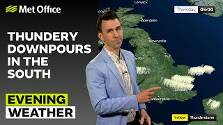 01/05/24 – Heavy rain in the southwest – Evening Weather Forecast UK – Met Office Weather