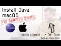 [MAC] Eclipse + Java Development Kit (JDK) Installation on macOS Catalina + First Java Project