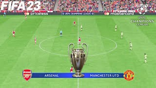 FIFA 23 | Arsenal vs Manchester United - UEFA Champions League UCL - PS5 Full Gameplay