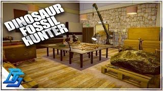 HUNTING FOSSILS, BUILDING DINOSAURS, CLEANING ROCKS? - Dinosaur Fossil Hunter Gameplay - Part 1
