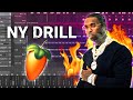 FL Studio 21 • NY Drill Beat Tutorial