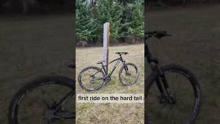 First ride on the hard tail #mtb #mountainbikelifestyle #mountainbikelife #downhill #mtblife