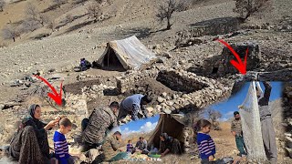 Nomads of Iran: Construction of nomadic shelter: Challenges of nomadic life in the heart of nature