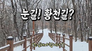 눈 쌓인 산속에서의 위험하고도 설레는 순간!