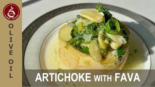 ARTICHOKE HEARTS WITH FAVA BEANS: THE HEART OF SPRING AT THE AEGEAN SHORES