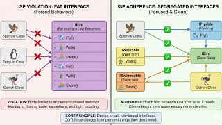 Interface Segregation Principle Explained with Real Examples | SOLID Principles | Clean Code