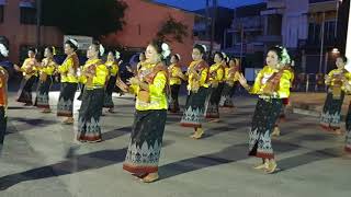 กลุ่มสตรี ต.กุดฉิม โดยการรำของ กลุ่มสตรี ต.ธาตุพนมใต้ วิถีไทย วิถีพุทธ 20/7/62