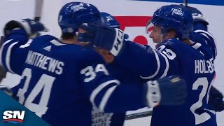 Maple Leafs' Passing Prowess Nets Pontus Holmberg Two Goals In Three MInutes