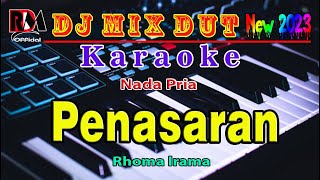 Penasaran - Rhoma Irama || Karaoke Dj Remix Dut Orgen Tunggal Terbaru (Nada Pria) Cover By RDM